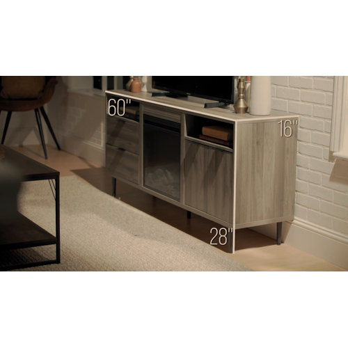 Wrought Studio Eglinton TV Stand for TVs up to 65" with Fireplace